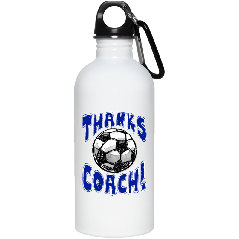 Thanks Coach! 20 oz. Stainless Steel Water Bottle