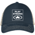 Play Strong Logo Mesh Back Cap