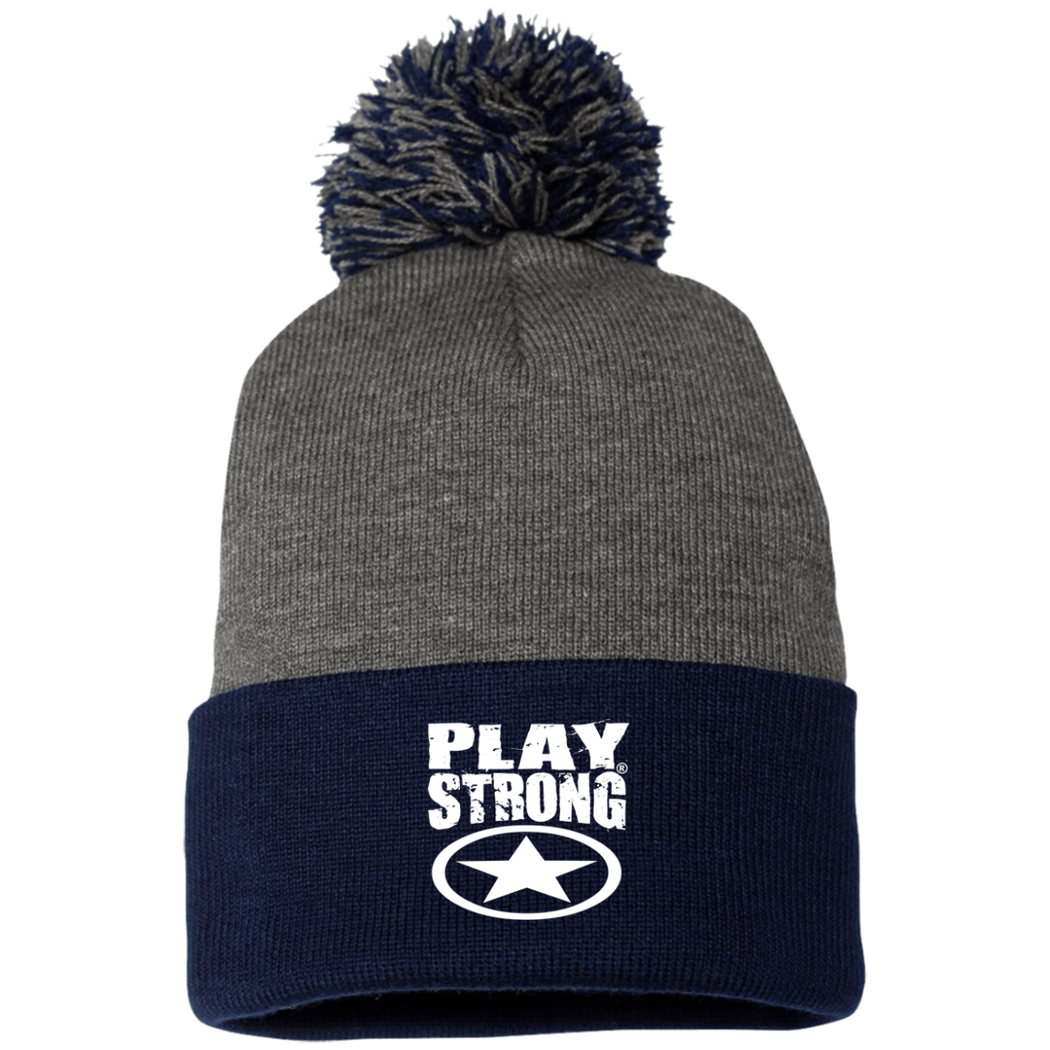 Play Strong SUPER STAR POM-POM  Knit Cap