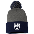 Play Strong SUPER STAR POM-POM  Knit Cap