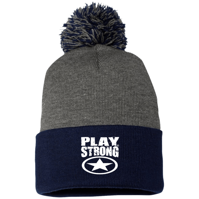 Play Strong SUPER STAR POM-POM  Knit Cap