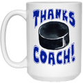 Thanks Coach! 15 oz. White Mug