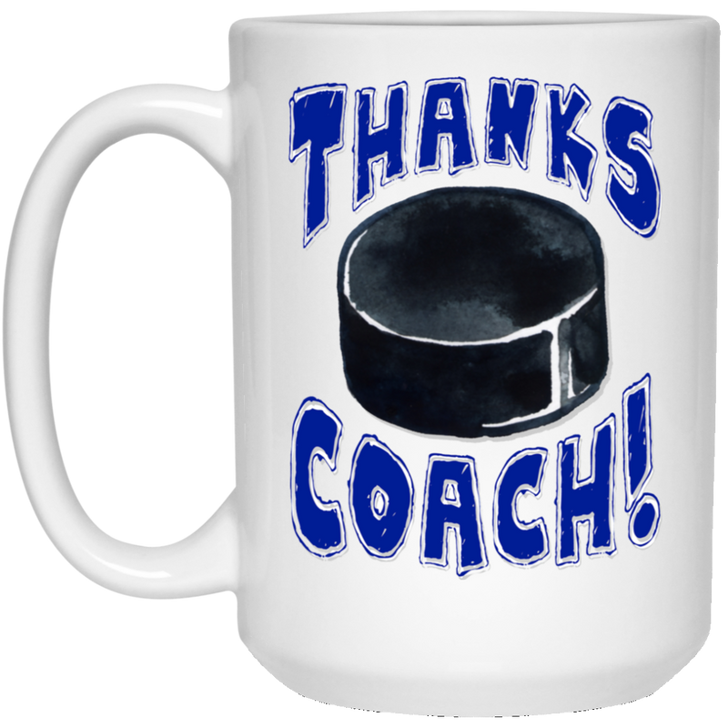 Thanks Coach! 15 oz. White Mug