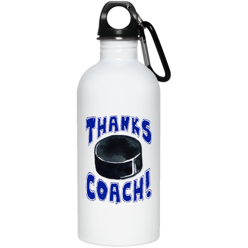 Thanks Coach! 20 oz. Stainless Steel Water Bottle