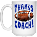 Thanks Coach! 15 oz. White Mug