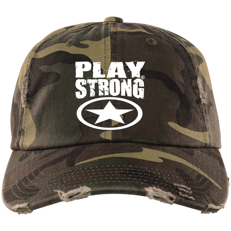 Distressed Play Strong Star Cap