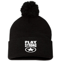 Play Strong SUPER STAR POM-POM  Knit Cap