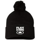 Play Strong SUPER STAR POM-POM  Knit Cap