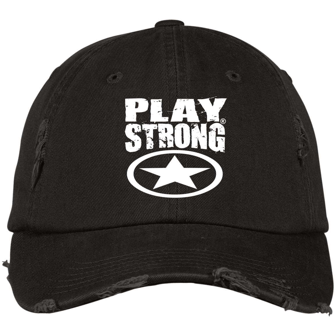Distressed Play Strong Star Cap