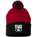 Play Strong SUPER STAR POM-POM  Knit Cap