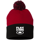 Play Strong SUPER STAR POM-POM  Knit Cap