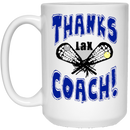 Thanks Coach! 15 oz. White Mug