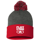 Play Strong SUPER STAR POM-POM  Knit Cap