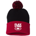 Play Strong SUPER STAR POM-POM  Knit Cap