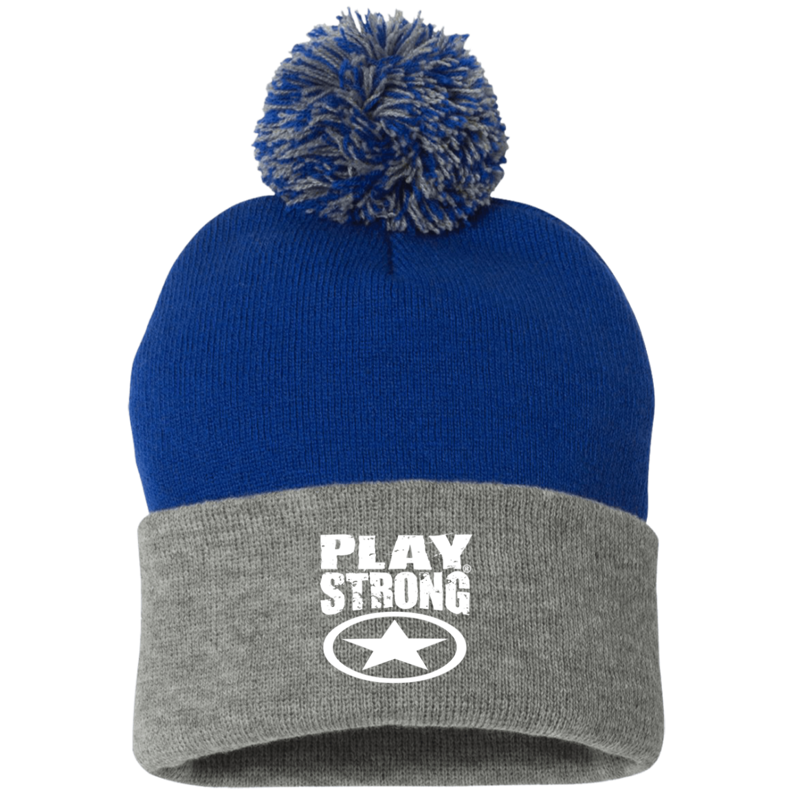 Play Strong SUPER STAR POM-POM  Knit Cap