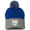 Play Strong SUPER STAR POM-POM  Knit Cap