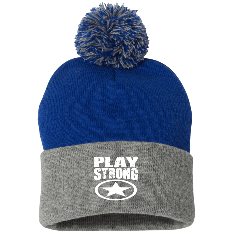 Play Strong SUPER STAR POM-POM  Knit Cap