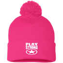 Play Strong SUPER STAR POM-POM  Knit Cap