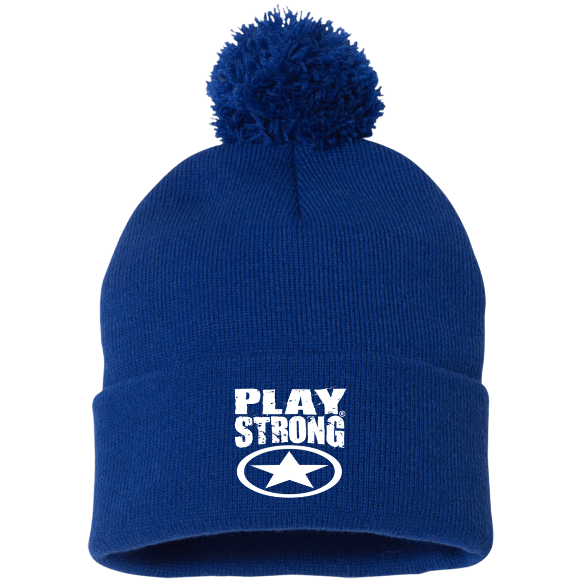 Play Strong SUPER STAR POM-POM  Knit Cap