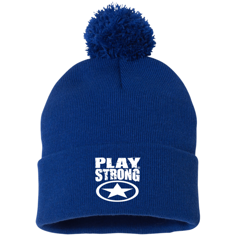 Play Strong SUPER STAR POM-POM  Knit Cap