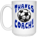 Thanks Coach! 15 oz. White Mug