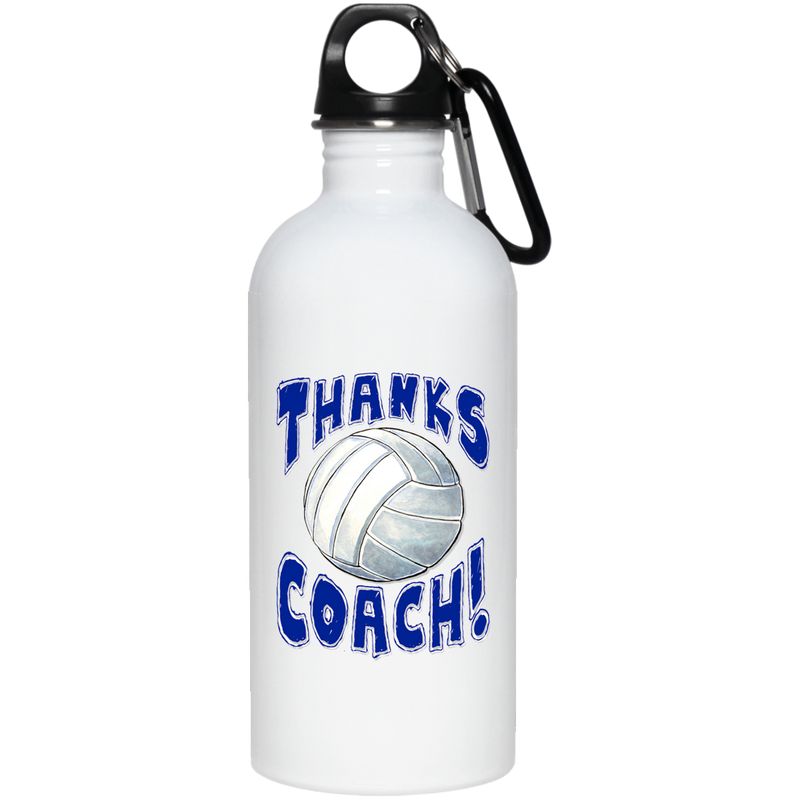 Thanks Coach! 20 oz. Stainless Steel Water Bottle