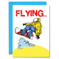 SNOWBOARDING Birthday Power Snowboarding Birthday Card 1-Pack (5x7) Illustrated Sports Birthday Greeting Cards