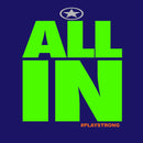 "ALL IN" Play Strong PowerWords Lightweight Fashion Tee