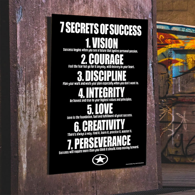 7 SECRETS OF SUCCESS Poster