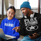 BELIEVE #playstrong Unisex Premium Crewneck Sweatshirt