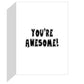 SOCCER 3-PACK "Thanks Awesome Soccer Coach!" SPORTS POWERCARD Greeting Cards (5x7) Perfect for youth sports - COACH will love it!