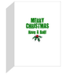 BASKETBALL Christmas "Have A Ball!" Note Cards (4.25"x5.5") 12-PACK