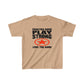 PRACTICE HARD, PLAY STRONG, LOVE THE GAME Kids Heavy Cotton™ Tee