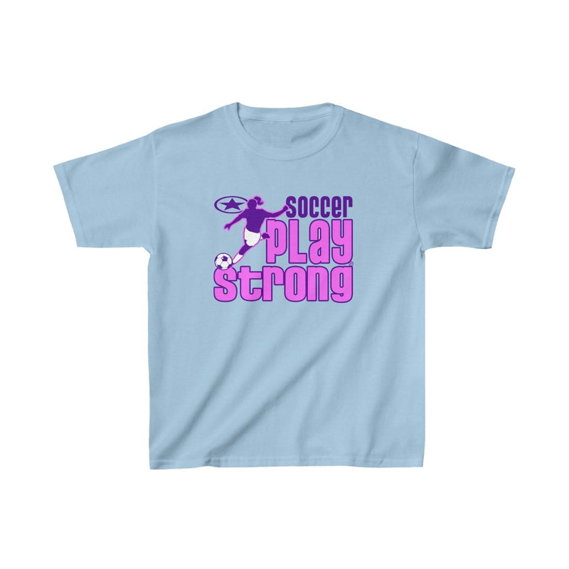 GIRLS SOCCER Kids Heavy Cotton™ Tee