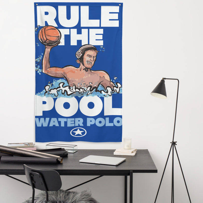 WATER POLO RULE THE POOL Flag