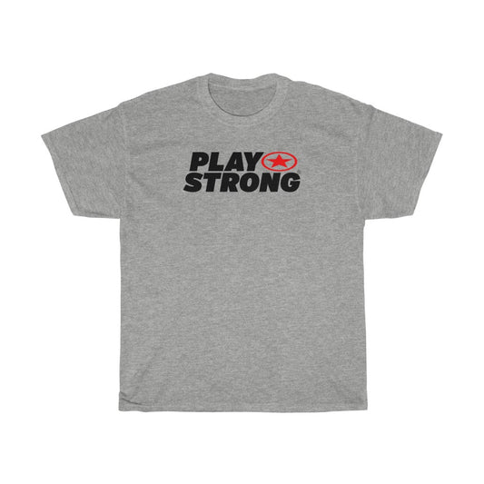 Play Strong Super Star Workout Unisex Heavy Cotton Tee