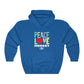 PEACE LOVE HOCKEY Unisex Heavy Blend™ Hooded Sweatshirt