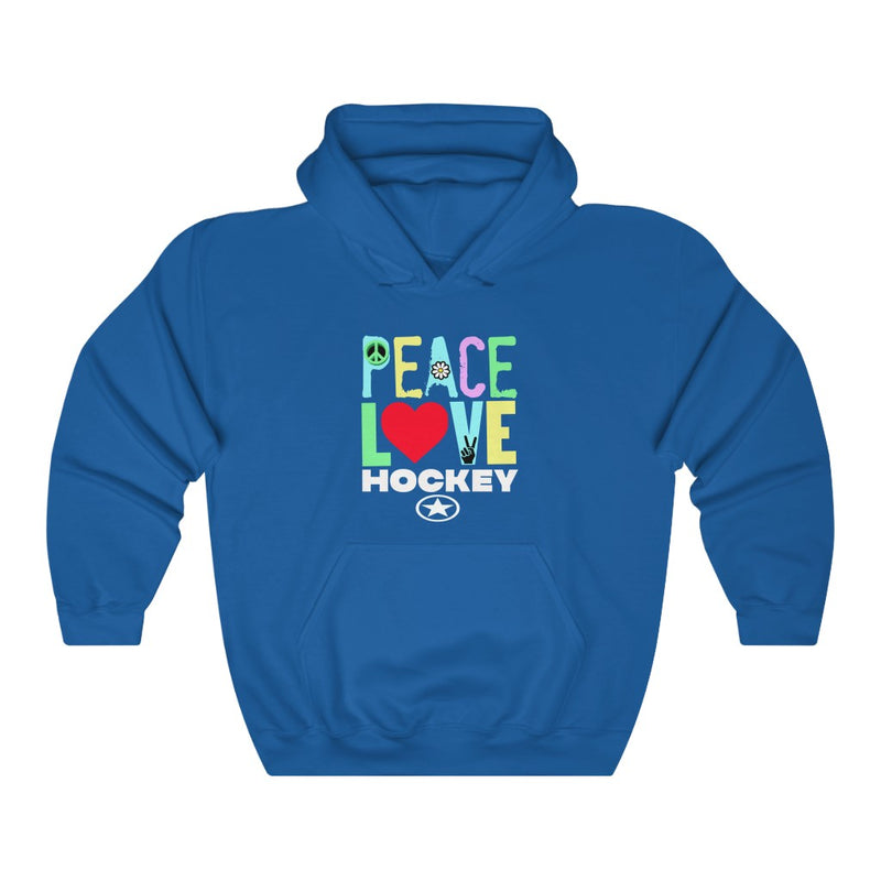 PEACE LOVE HOCKEY Unisex Heavy Blend™ Hooded Sweatshirt