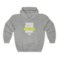 DREAM. BELIEVE. DISC GOLF. REPEAT. Unisex Heavy Blend™ Hooded Sweatshirt