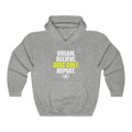 DREAM. BELIEVE. DISC GOLF. REPEAT. Unisex Heavy Blend™ Hooded Sweatshirt