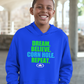 Dream. Believe. CORN HOLE. Repeat. Youth Heavy Blend Hooded Sweatshirt