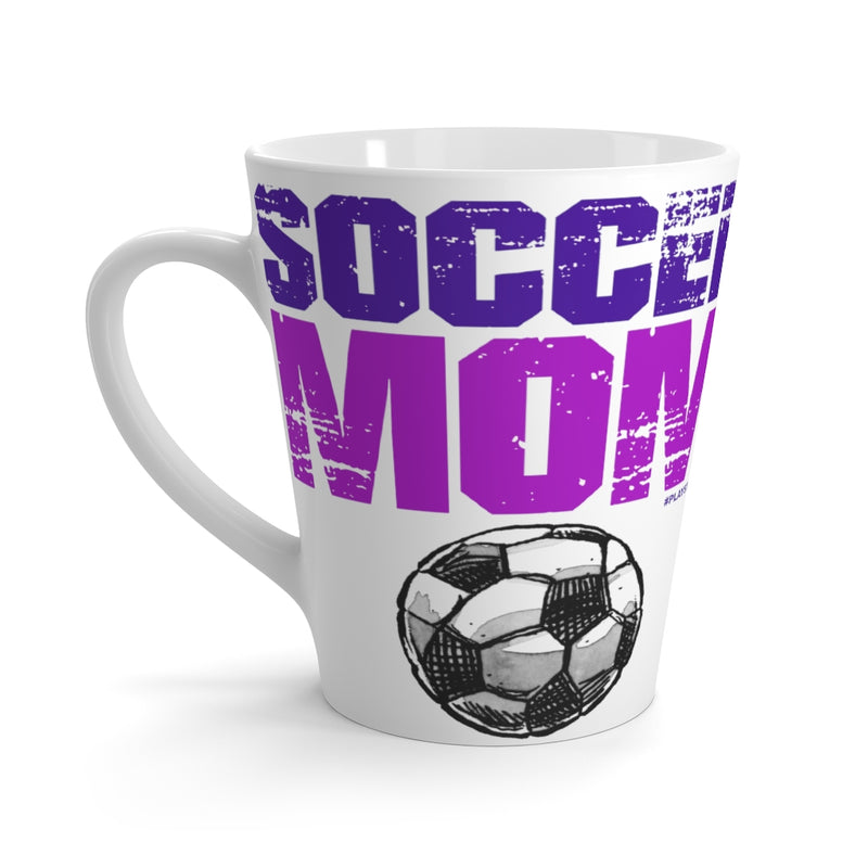 Awesome SOCCER MOM Latte Mug