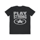 Play Strong Super Star Classic Gray Logo Men's Lightweight Fashion Tee