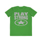 Play Strong Super Star Classic Gray Logo Men's Lightweight Fashion Tee
