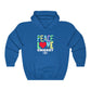 PEACE LOVE CRICKET Unisex Heavy Blend™ Hooded Sweatshirt