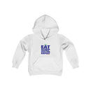 EAT SLEEP SOCCER Repeat Youth Heavy Blend Hooded Sweatshirt
