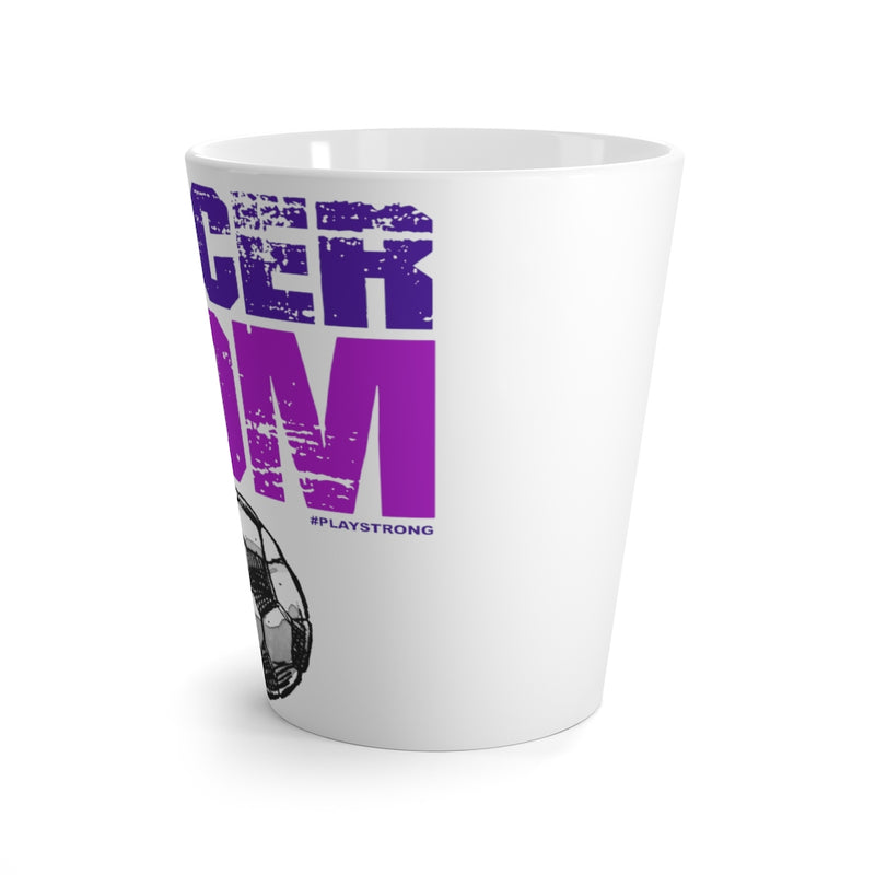 Awesome SOCCER MOM Latte Mug