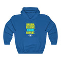 DREAM. BELIEVE. SWIM. Unisex Heavy Blend™ Hooded Sweatshirt