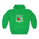 PEACE LOVE HOCKEY Unisex Heavy Blend™ Hooded Sweatshirt
