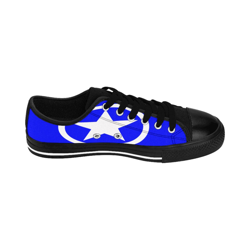 Global Super Star Men's Sneakers Blue & White